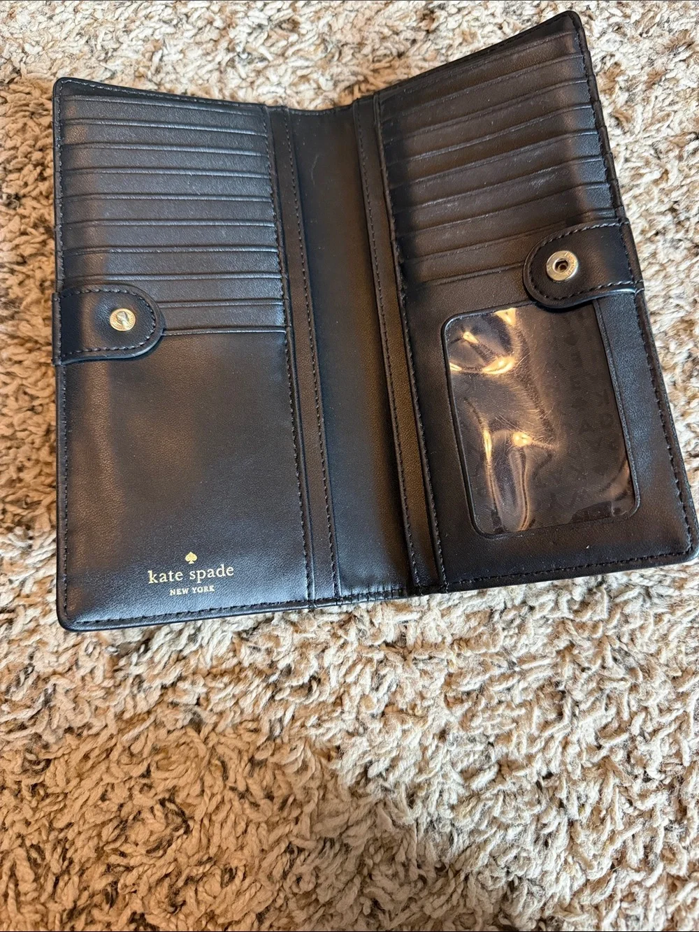 kate spade Two-Tone Black and White Wallet